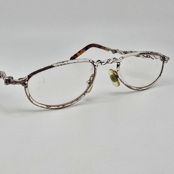 Brighton Wilde Silver Tortoise Frame +2.0 Lens Folding Reading Glasses 47-21-127 - Picture 7 of 13